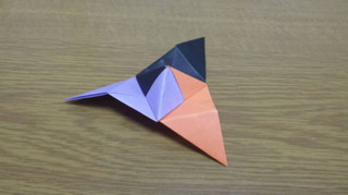 両三角錐の作り方4-6